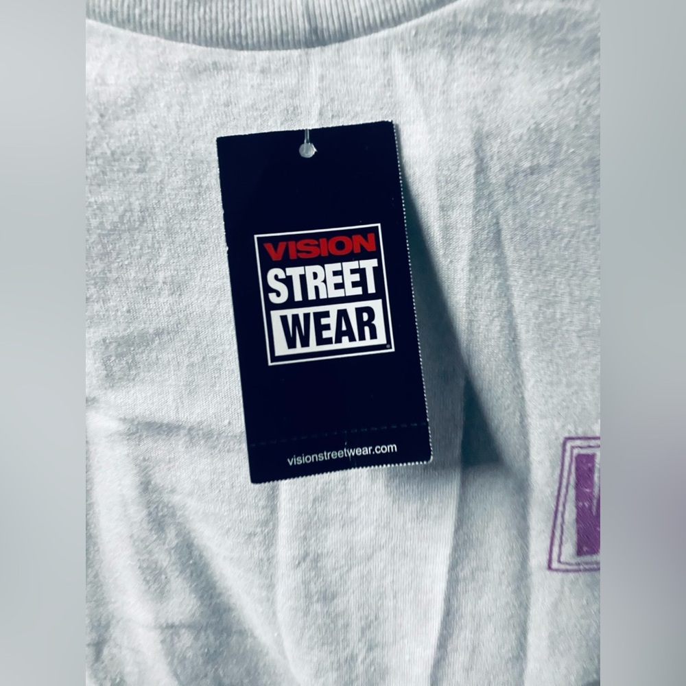 NWT NEW Vision Street Wear VSW mens skate skateboard t shirt white size Medium - Picture 3 of 6